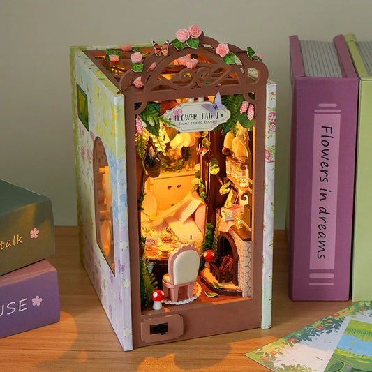 Diary Of The Flower Fairy Book Nook Kit — detalied side view