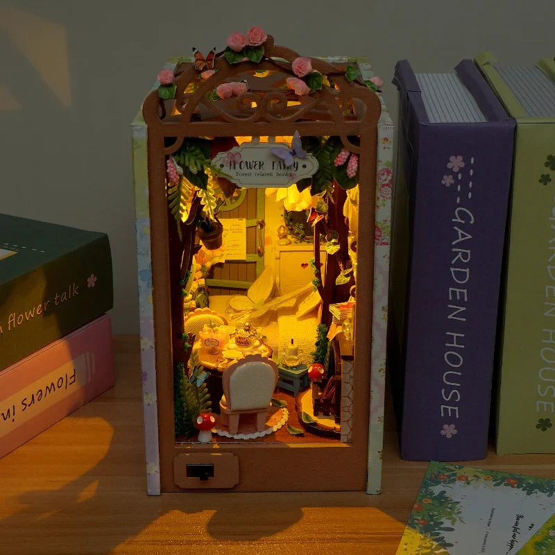 Diary Of The Flower Fairy Book Nook Kit — angled close-up