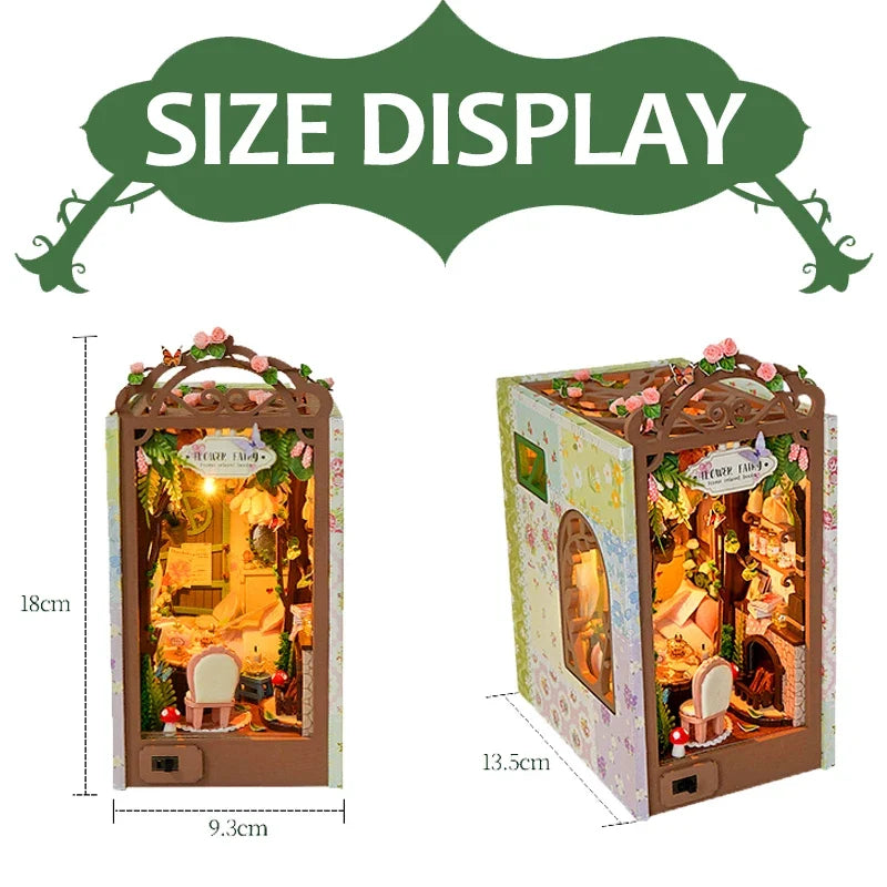 Diary Of The Flower Fairy Book Nook Kit — scene view