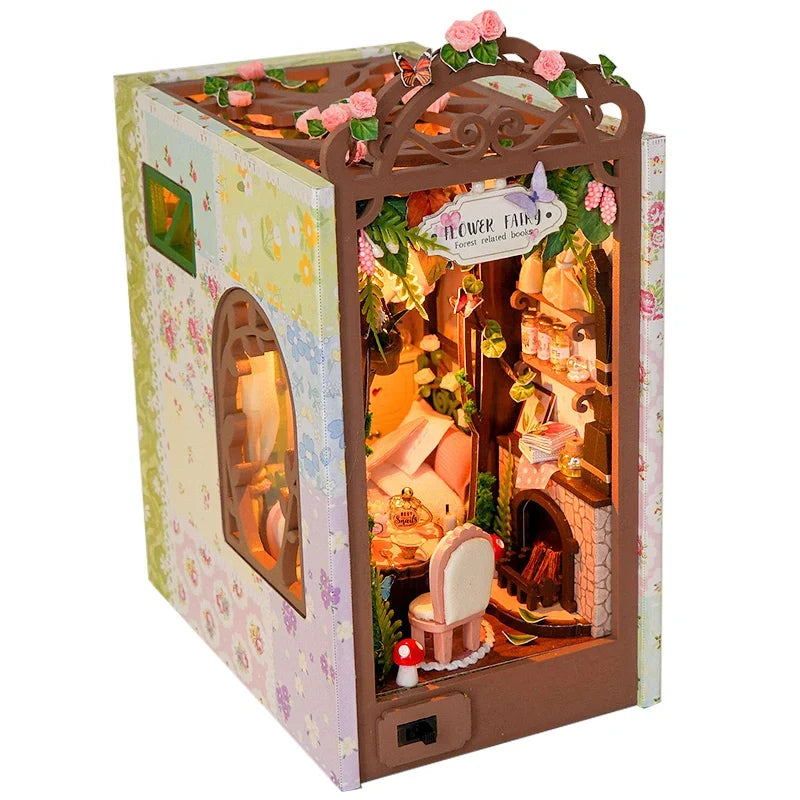 Diary Of The Flower Fairy Book Nook Kit — angled close-up