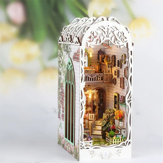Flower House DIY Book Nook Kit — main view