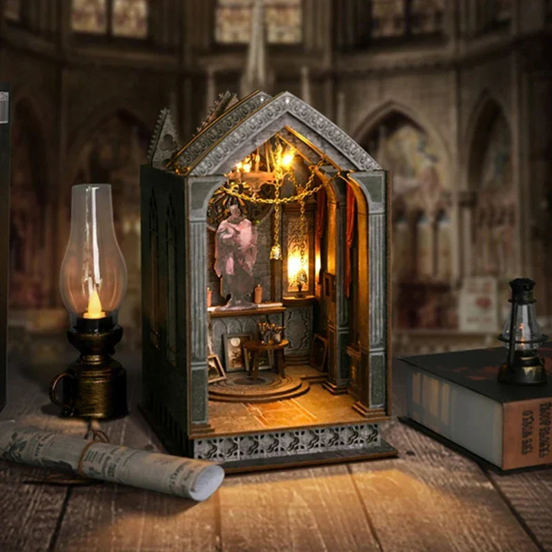 Gothic Architecture DIY Book Nook Kit — main view