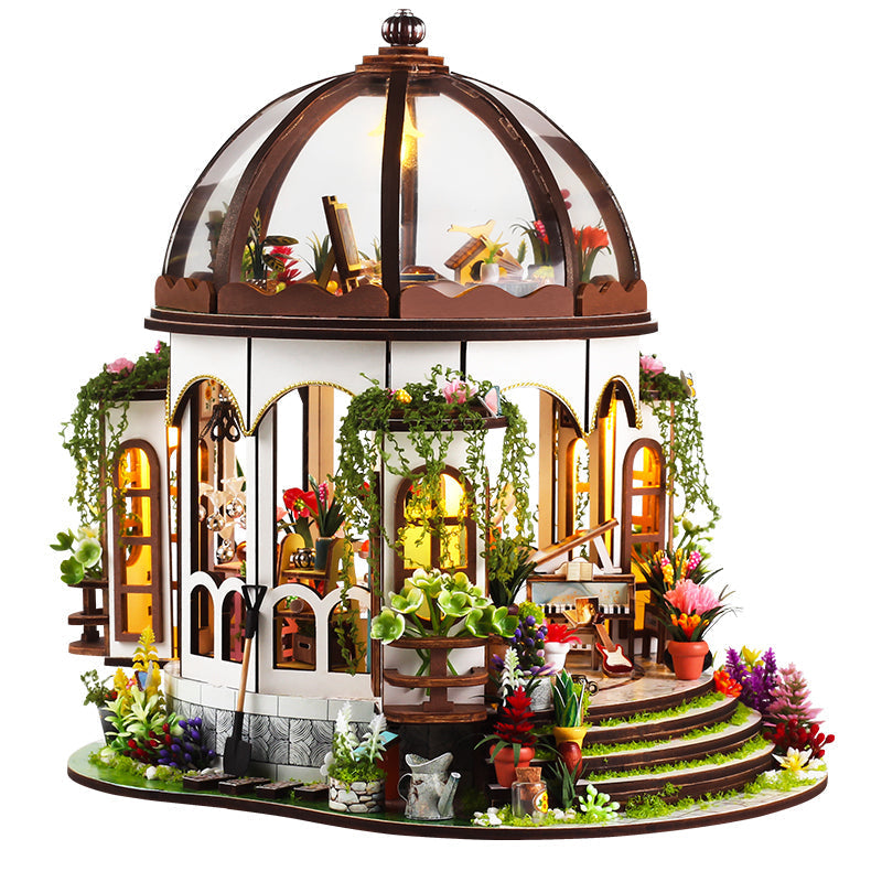 Hanging Garden DIY Dollhouse Kit — front angle