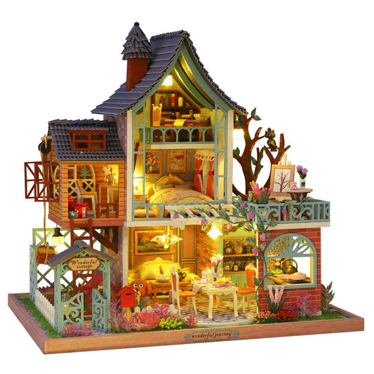 Happy Jungle Resort DIY Miniature House Kit — main view