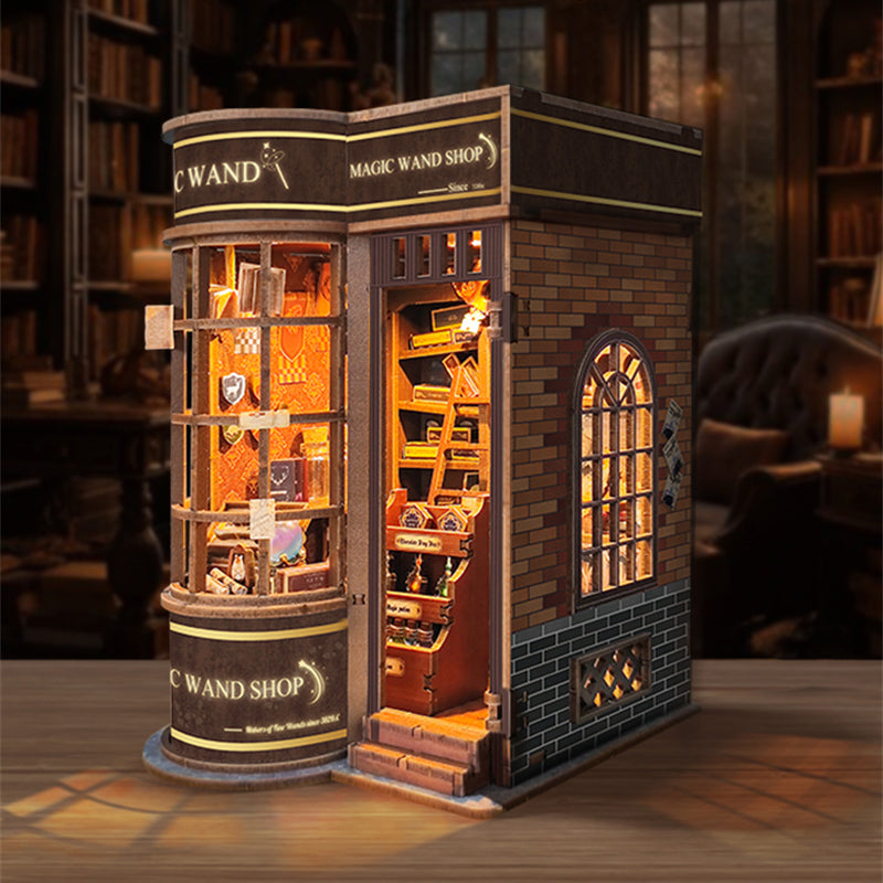 Enchanted Wand Shop DIY Book Nook Kit — main view