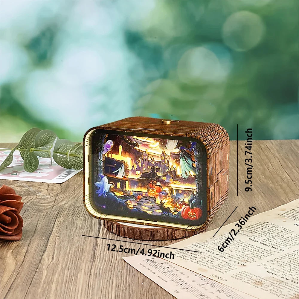 Haunted Castle DIY Night Light Kit — detalied side view