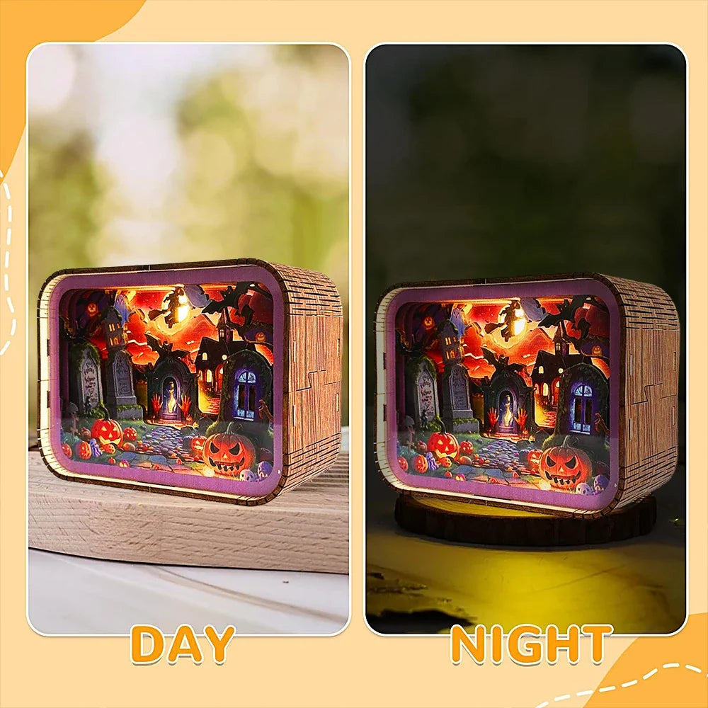 Halloween 3D Night Light Kit — scene view