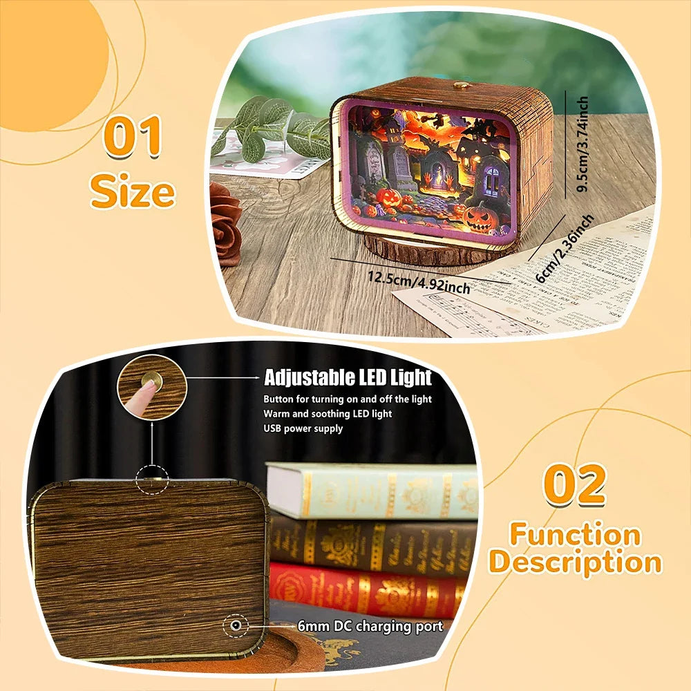 Halloween 3D Night Light Kit — main view