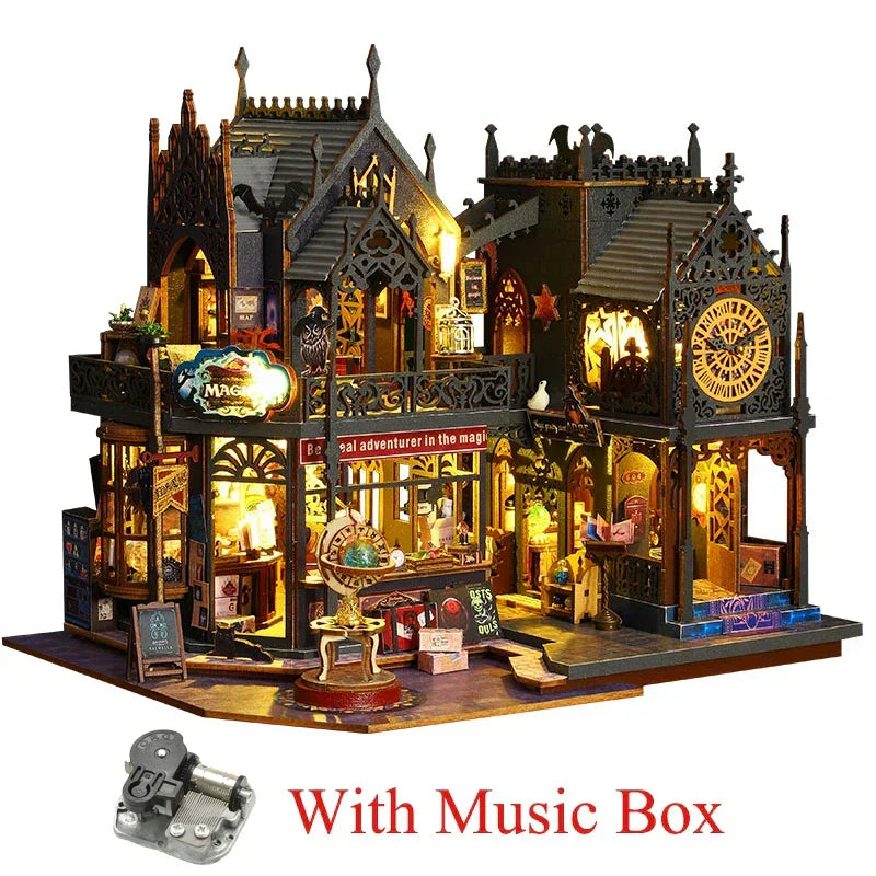 Holo Magic City DIY Miniature House Kit — scene view
