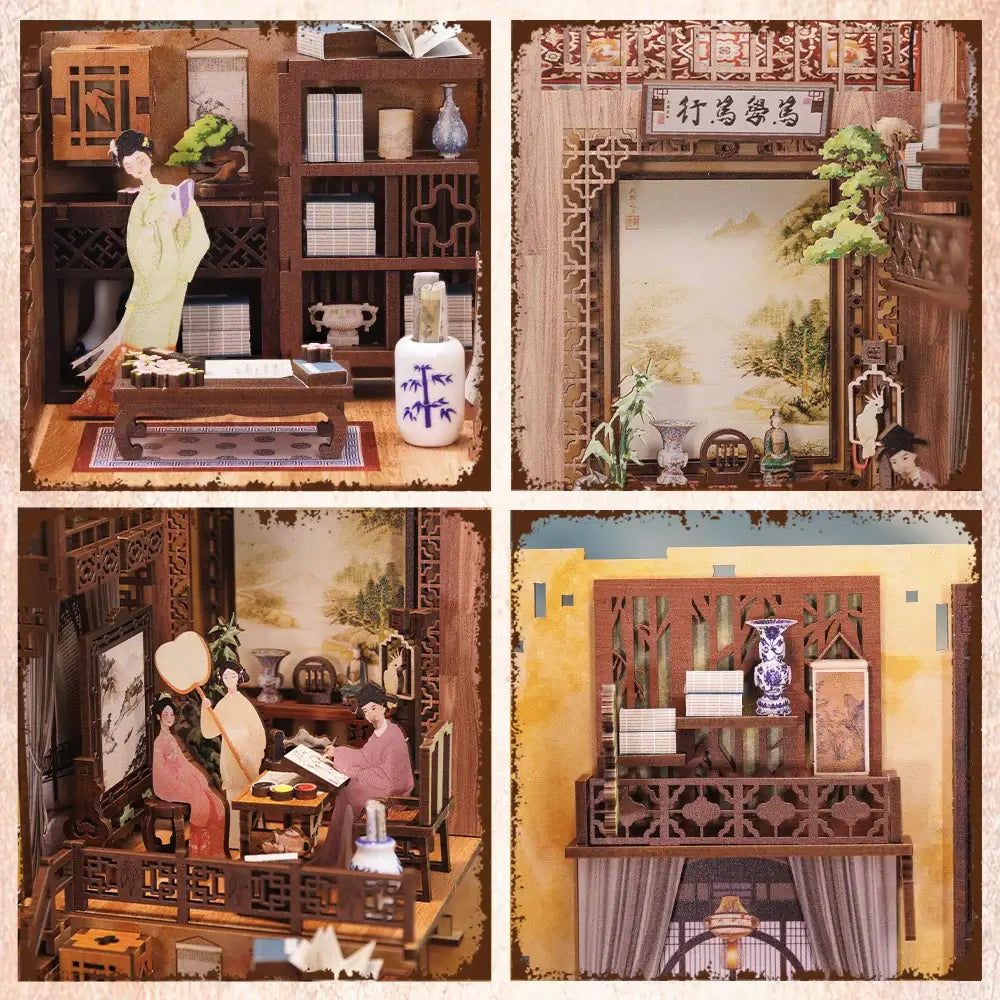 Ink Rhyme Bookstore DIY Book Nook Kit — front angle