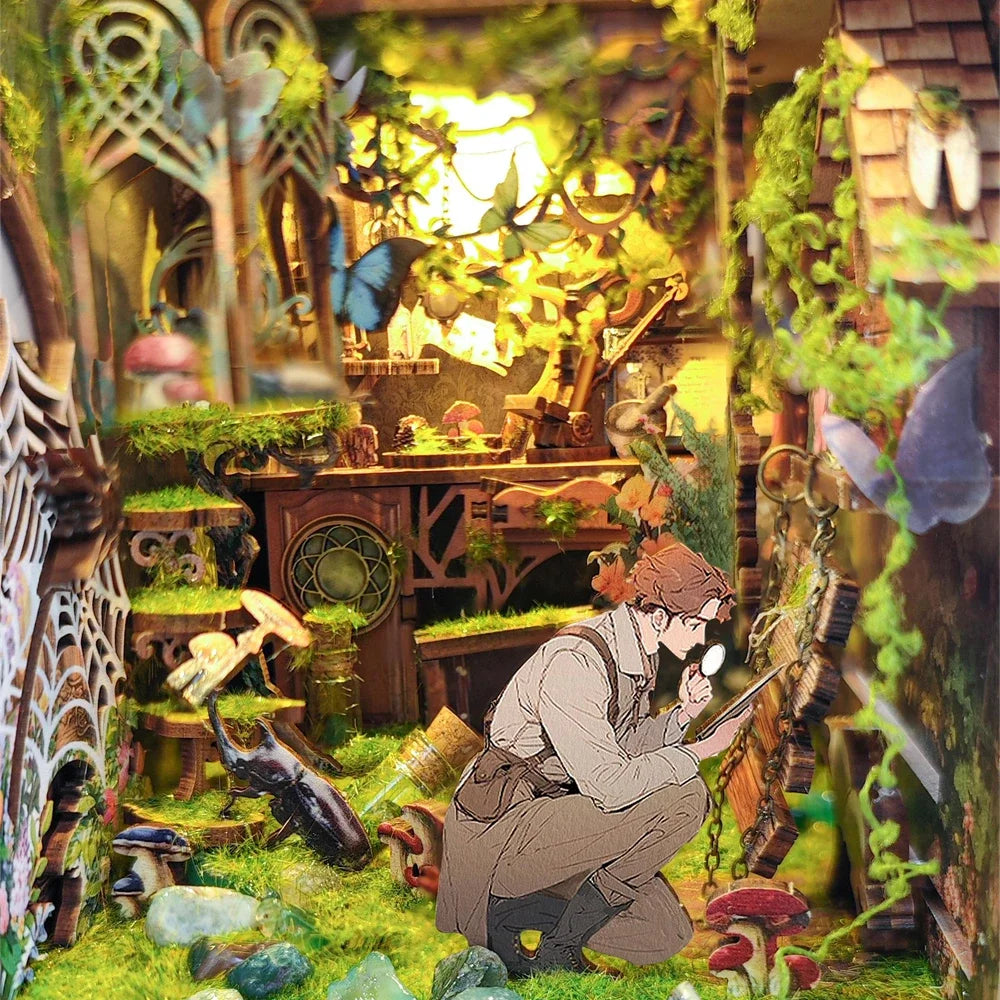 Insect Story DIY Book Nook Kit — front angle