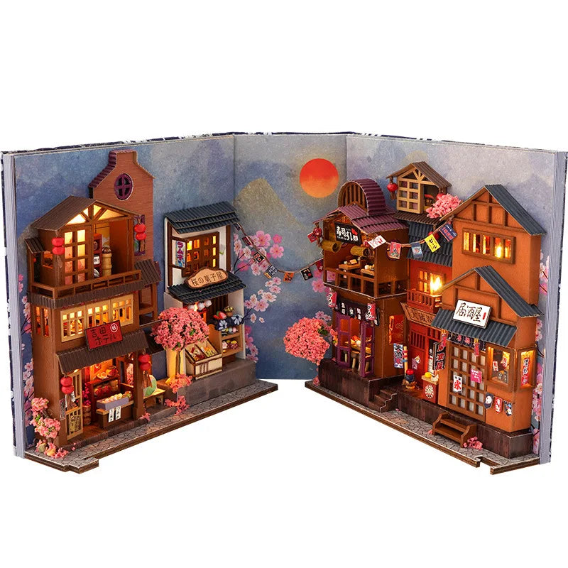 Japanese Store DIY Book Nook Kit — main view