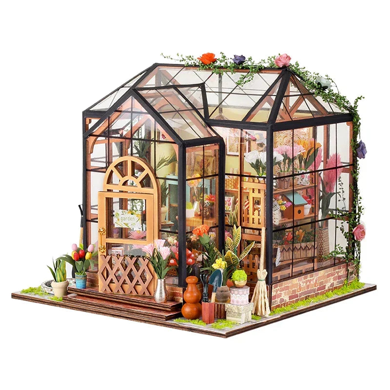 Jenny Greenhouse DIY Dollhouse Kit — main view