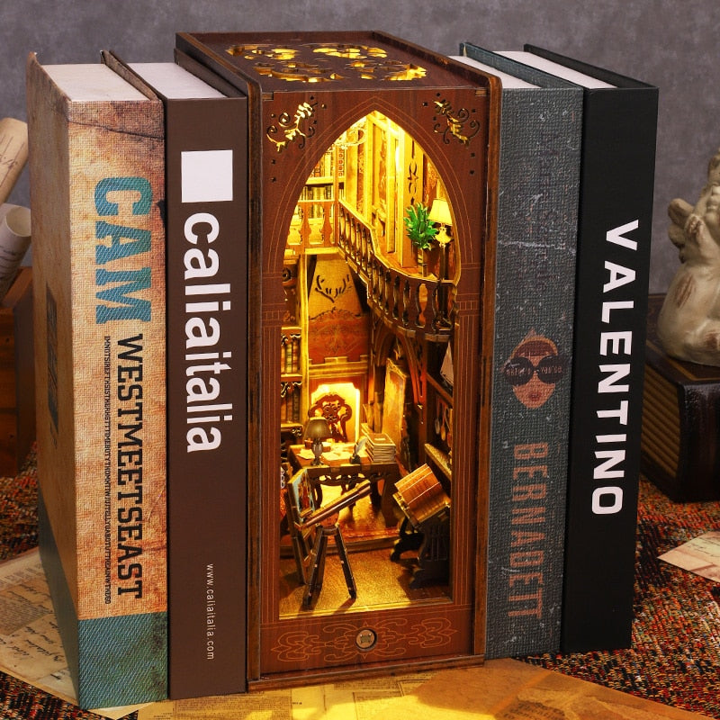 Library Of Books DIY Book Nook Kit — main view