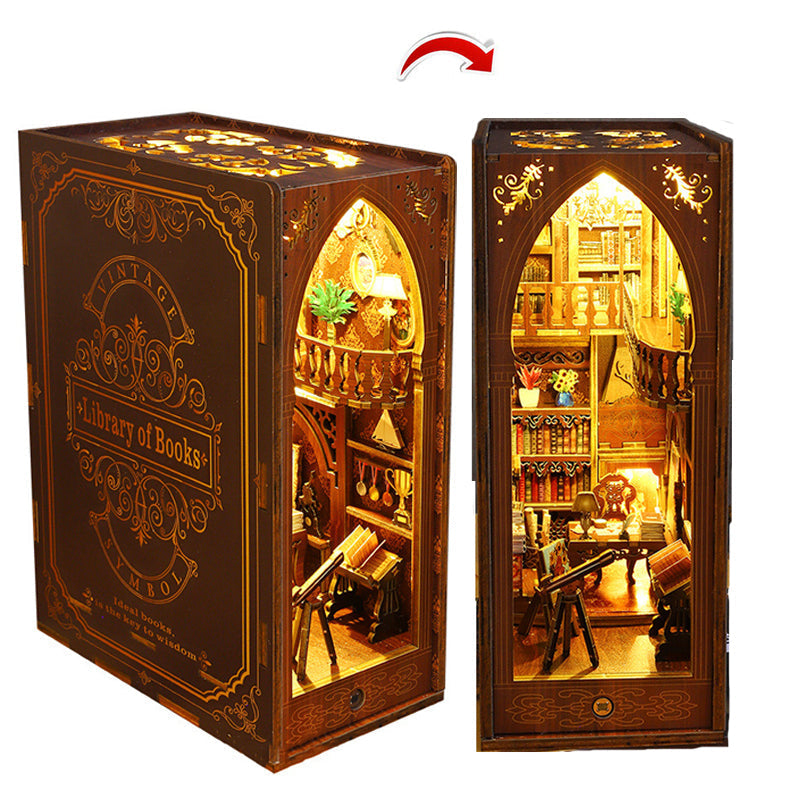 Library Of Books DIY Book Nook Kit — main view