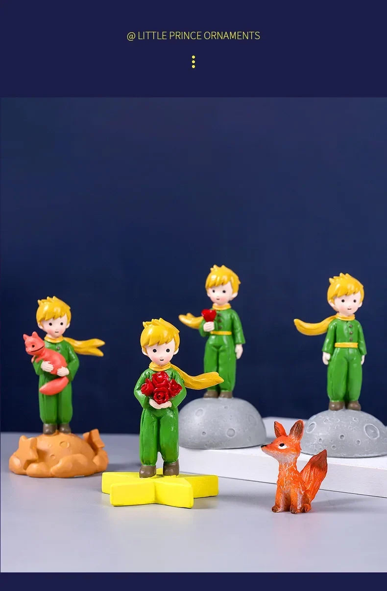 Little Prince Ornaments — angled close-up