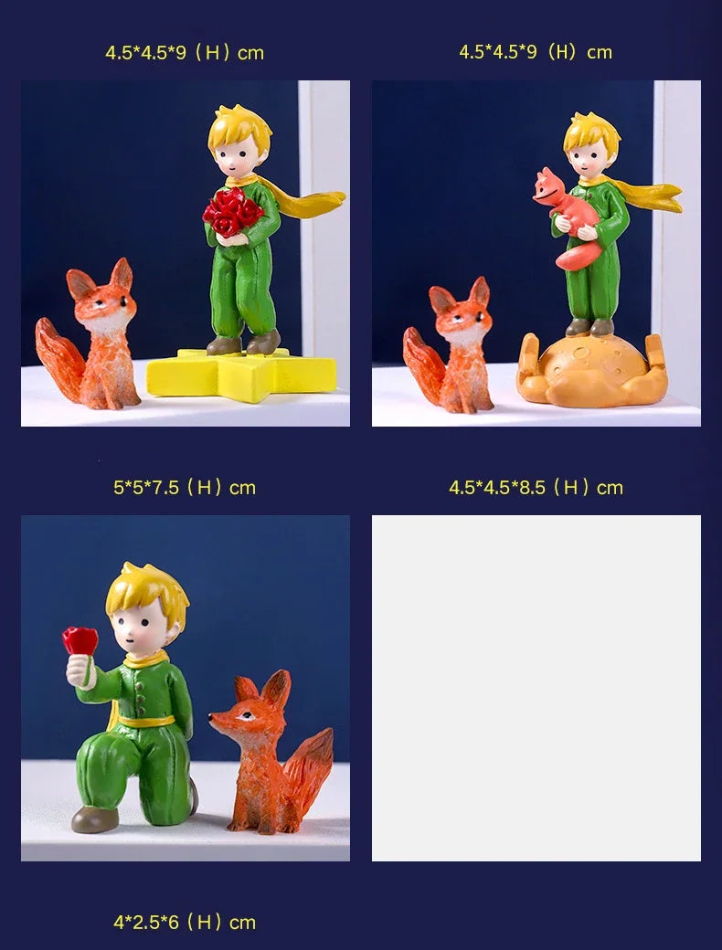 Little Prince Ornaments — box and pieces