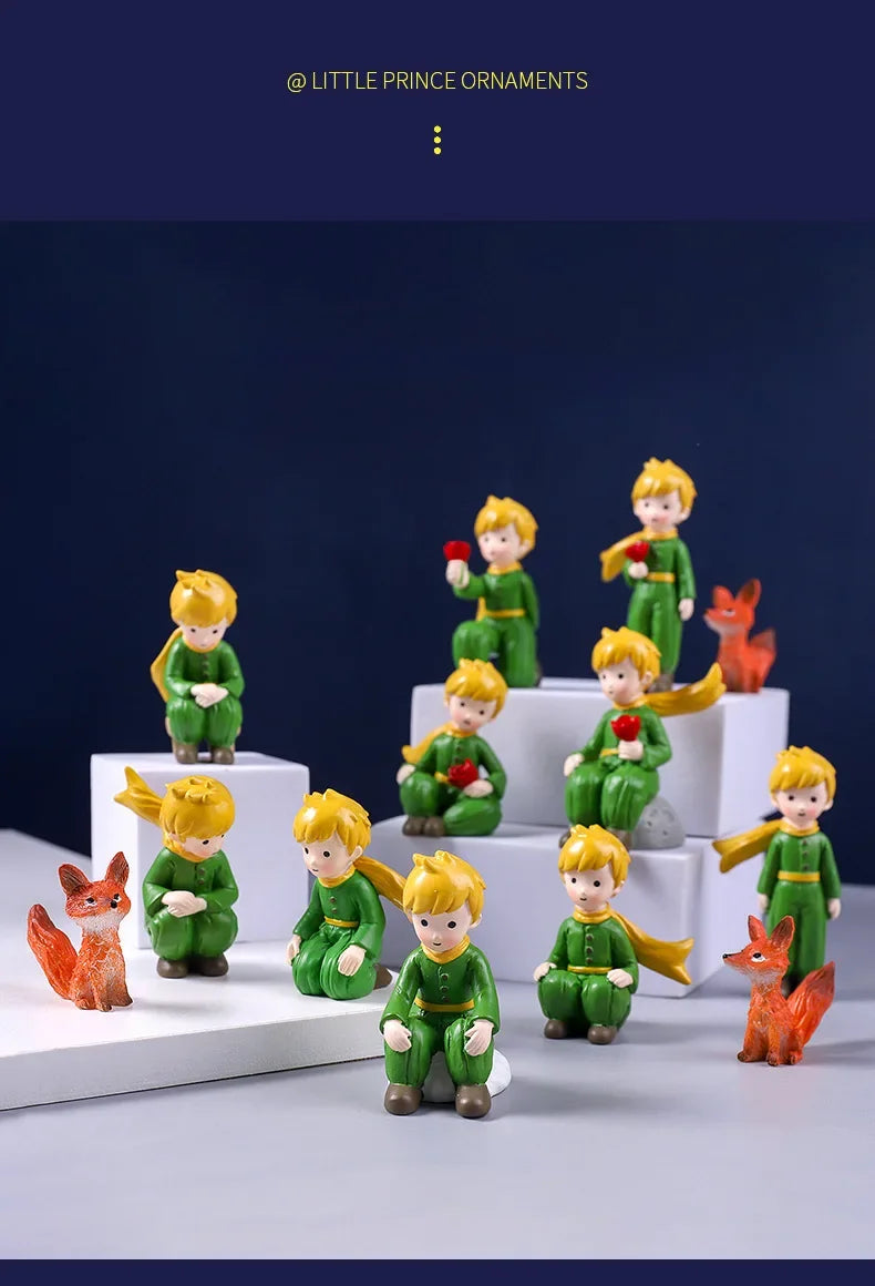 Little Prince Ornaments — angled close-up