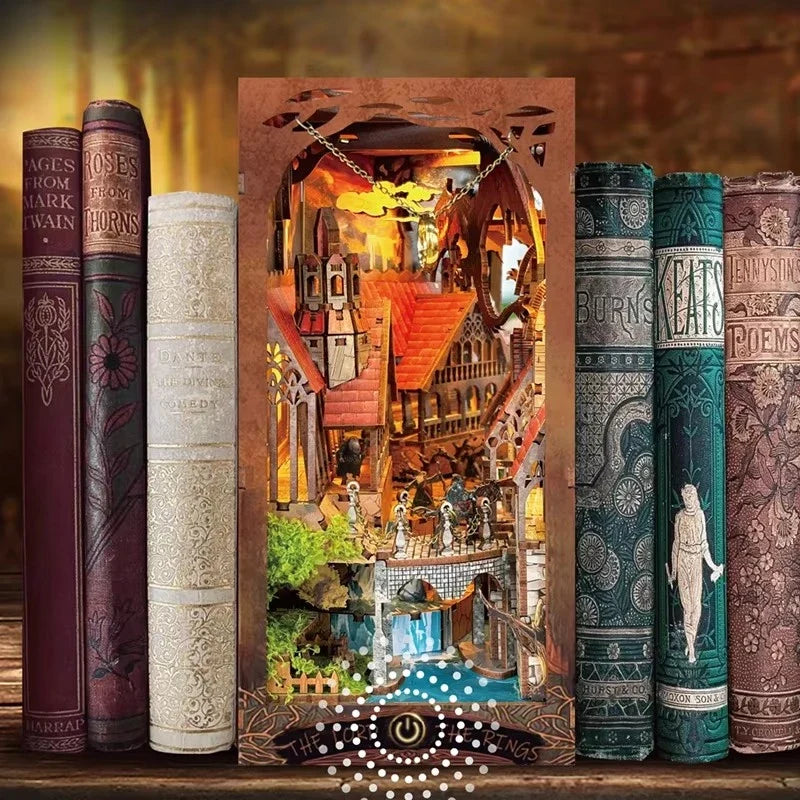 Epic Fantasy Realm DIY Book Nook Diorama Kit — main view