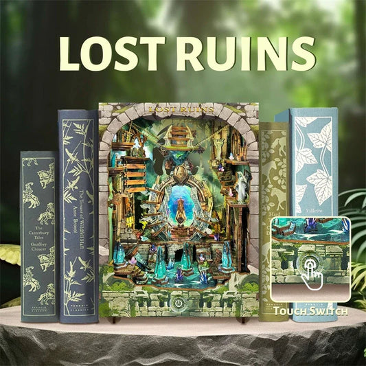 Lost Ruins DIY Book Nook Kit — main view
