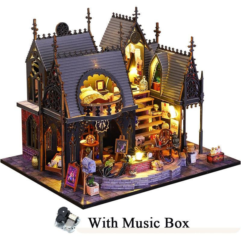 Luna Magic Retro DIY Miniature House Kit — main view