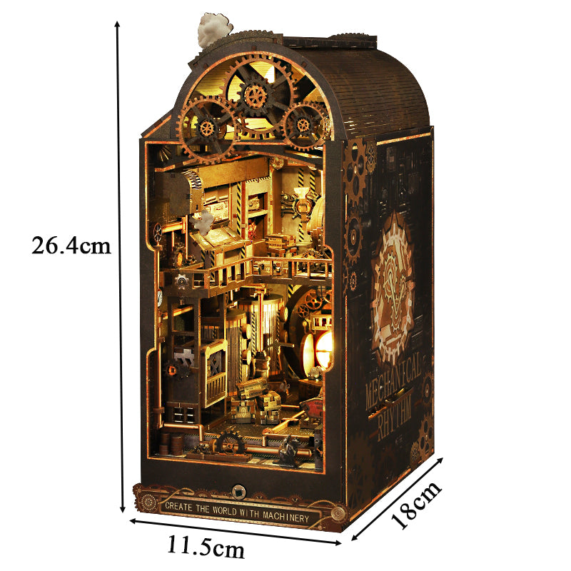 Machinery Dreams DIY Book Nook Kit — open display view