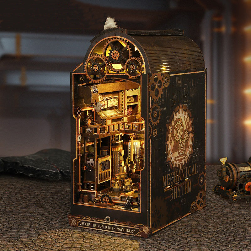 Machinery Dreams DIY Book Nook Kit — open display view