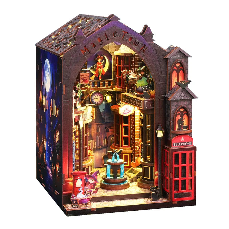 Magic Alley DIY Book Nook Kit — scene view