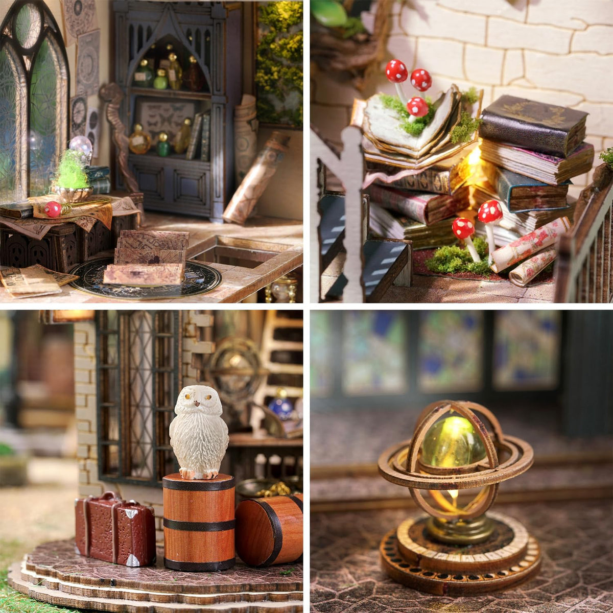 Magic House DIY Miniature Kit — detalied side view