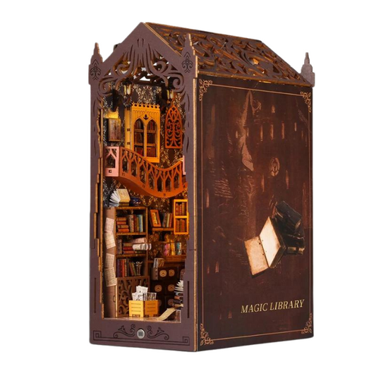 Magic Library DIY Book Nook Kit — detalied side view
