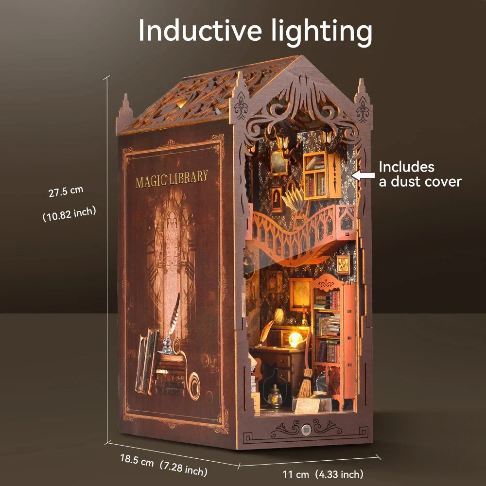Magic Library DIY Book Nook Kit — scene view