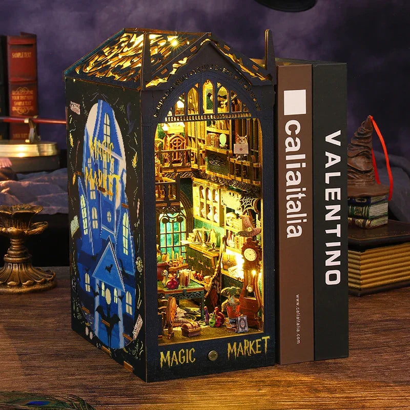 Magic Market DIY Book Nook Kit — scene view