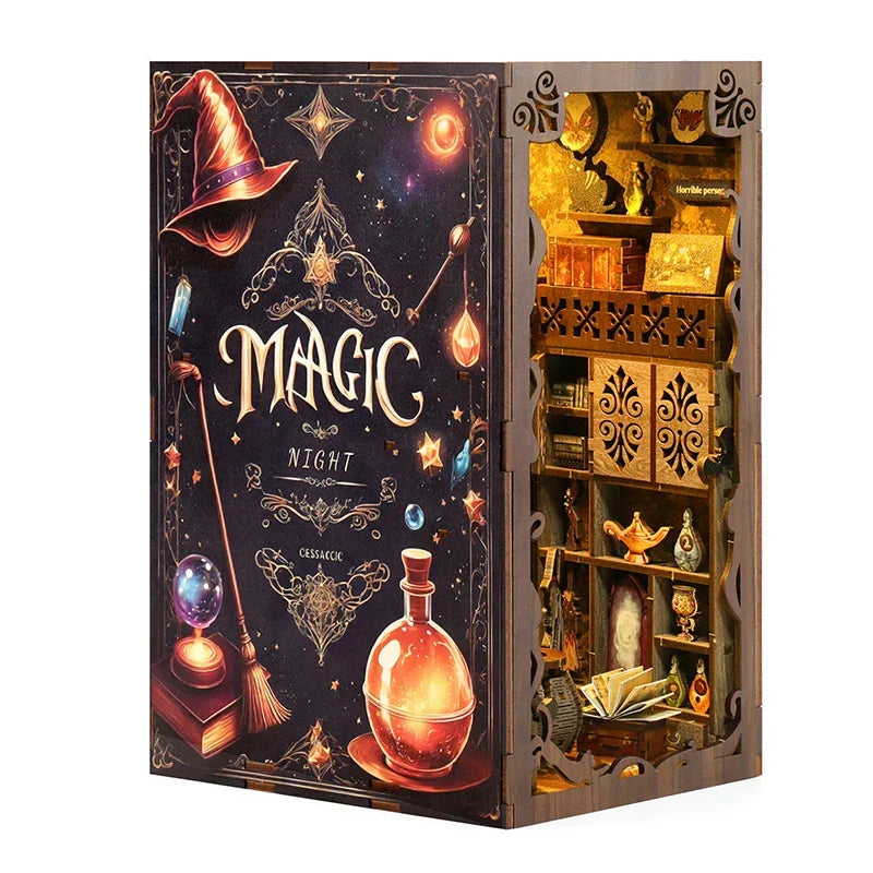 Magic Night Potion DIY Book Nook Kit — angled close-up