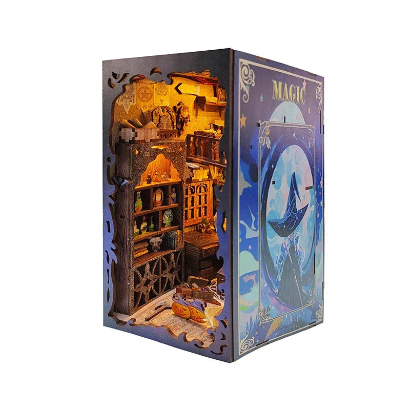 Magic School DIY Book Nook Kit — detalied side view