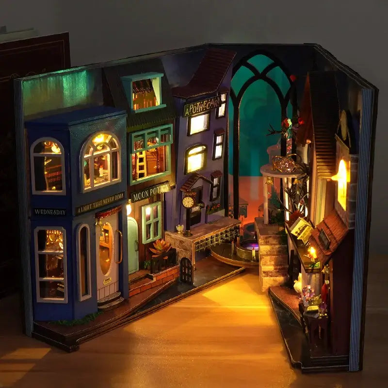 Magic Spell Street DIY Book Nook Kit — front angle