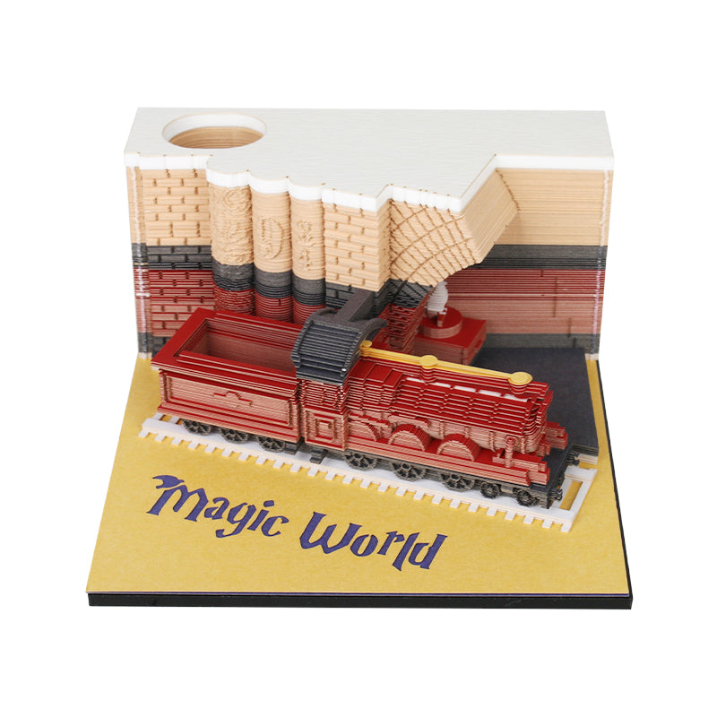Magic Train Omoshiroi Block 3D Memo Pad — main view