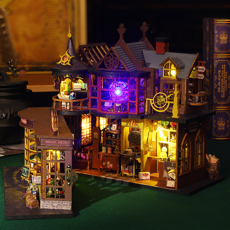 Magic Treasure DIY Miniature House Kit — front angle