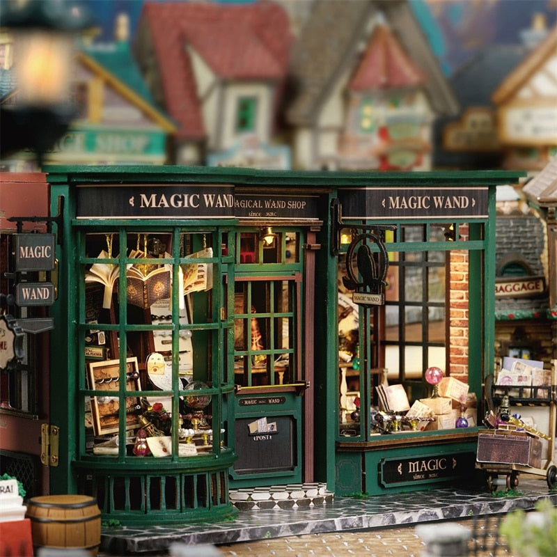 Magical Wand DIY Miniature House Kit — front angle