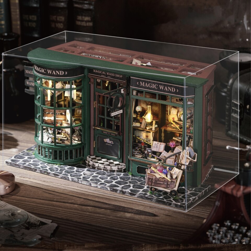 Magical Wand DIY Miniature House Kit — scene view