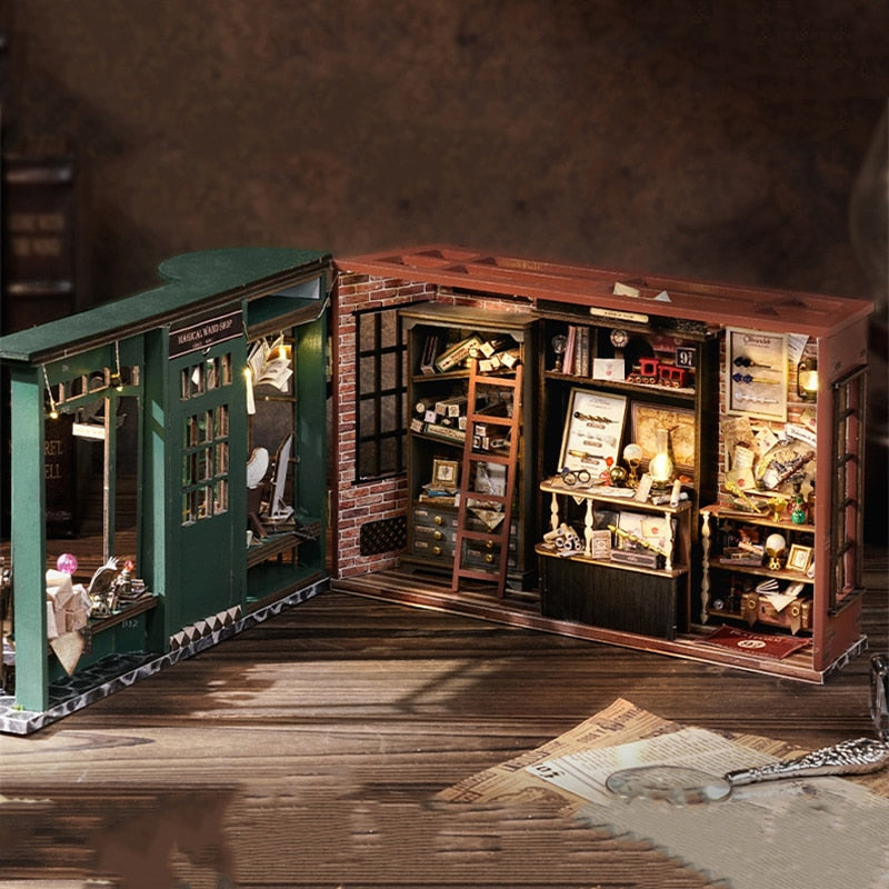 Magical Wand DIY Miniature House Kit — detalied side view