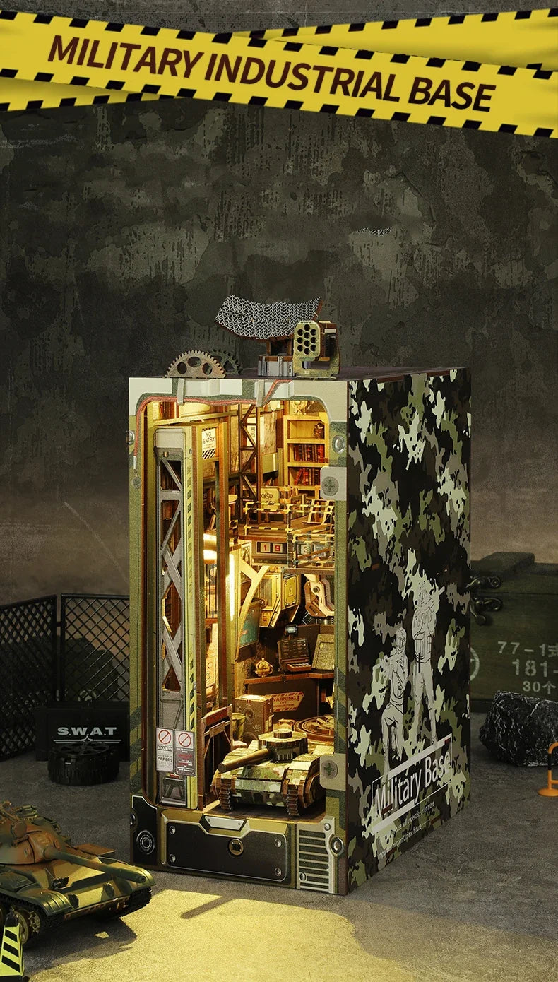 Military Base Book Nook Kit — main view