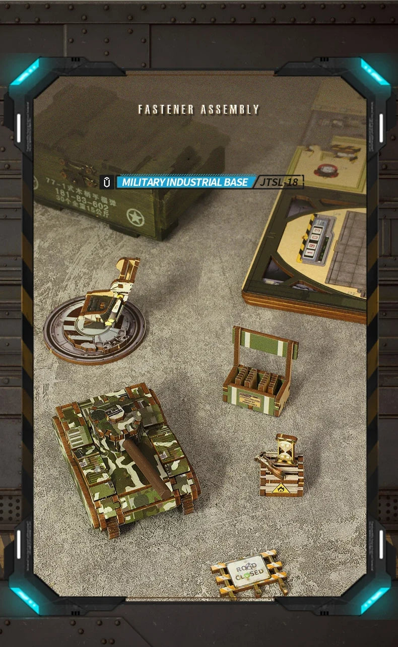 Military Base Book Nook Kit — scene view
