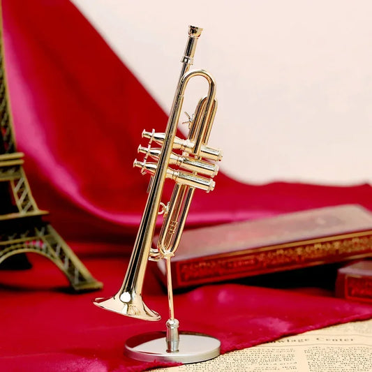 Mini Gold Trumpet Model — main view