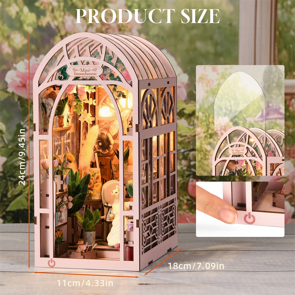 Mini Greenhouse DIY Book Nook Kit — main view