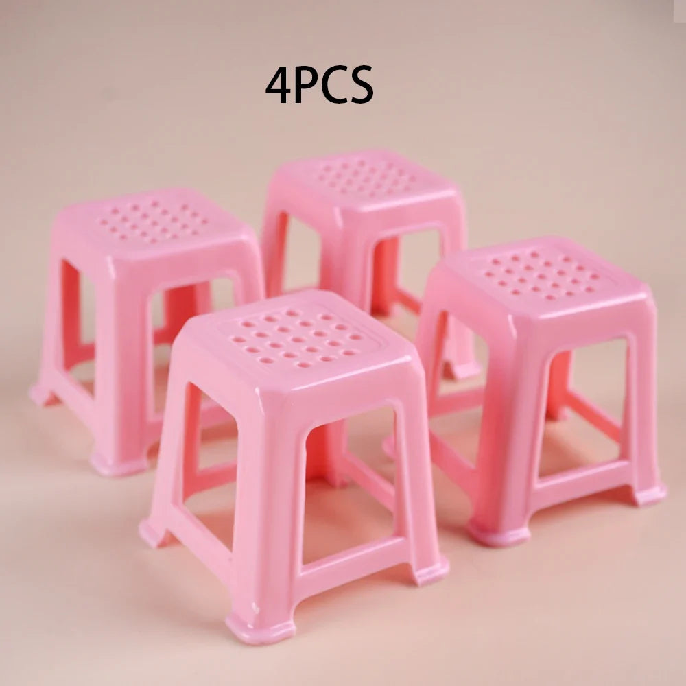 Dollhouse Mahjong Set 1:12 — open display view