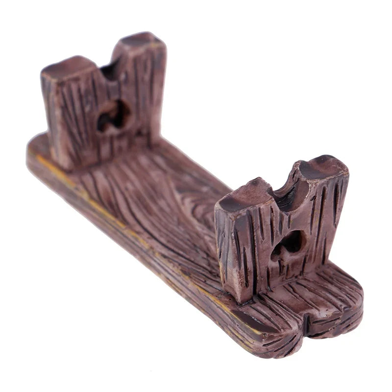 Dollhouse Wooden Bench Set — scene view