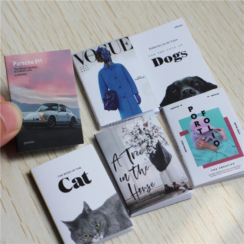 Dollhouse Books Set 1:6 Scale — front angle