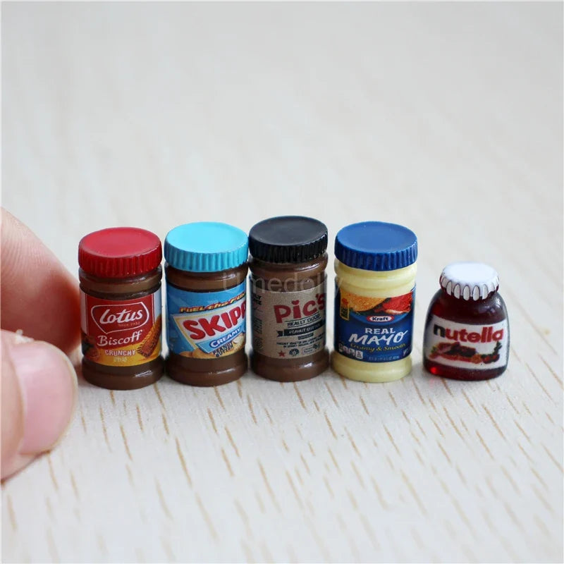 Dollhouse Bottle Set Miniature — scene view