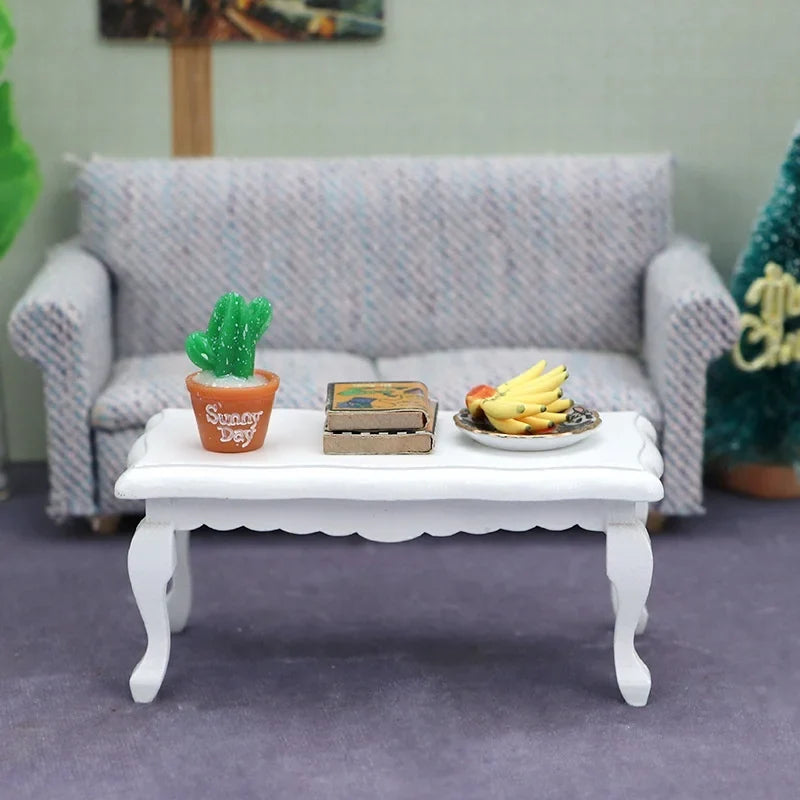 1:12 Miniature Coffee Table for Dollhouse — main view