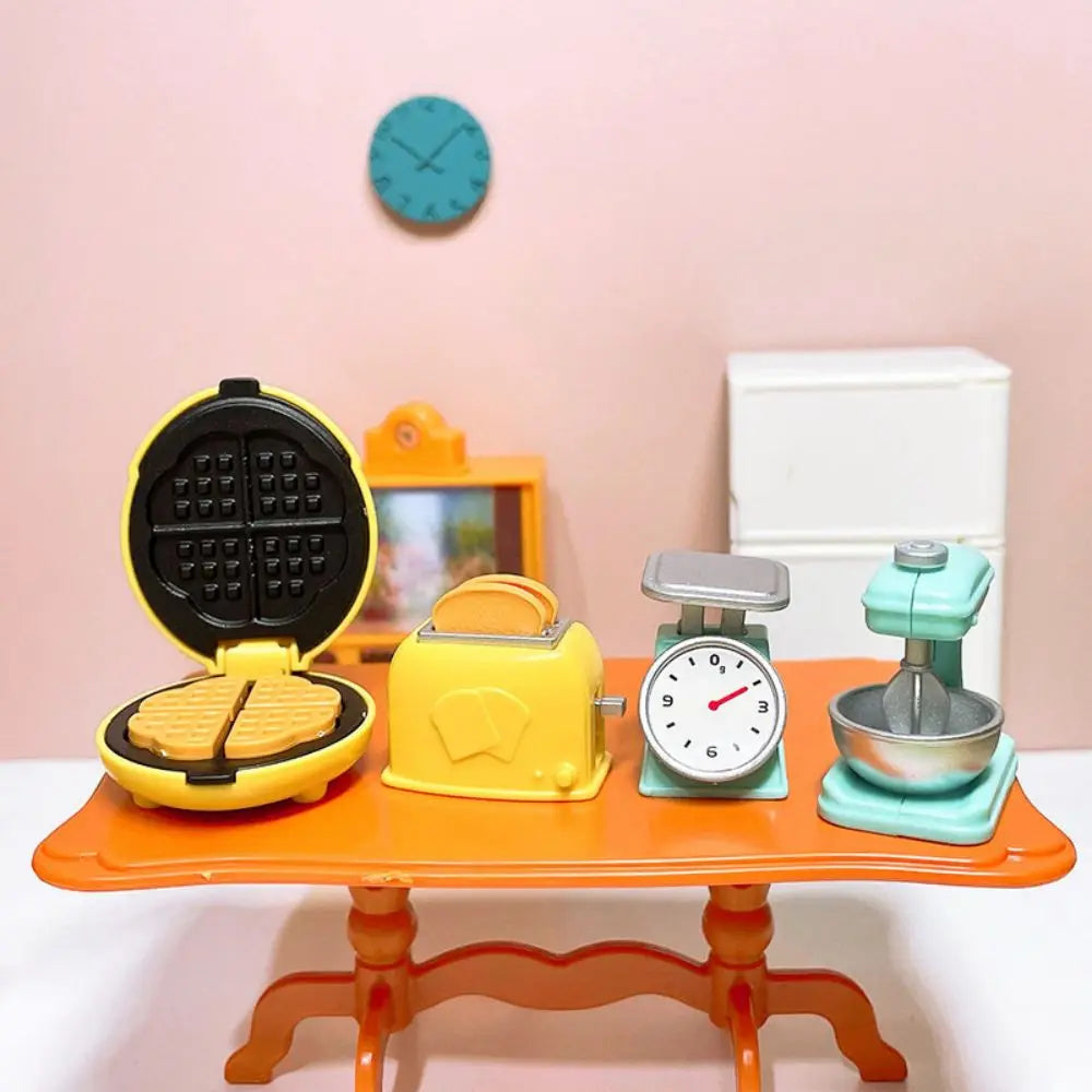 Kitchen Set 1 DIY Miniature House Kit — open display view